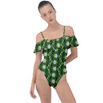 Wowpatterns-export-pattern Frill Detail One Piece Swimsuit