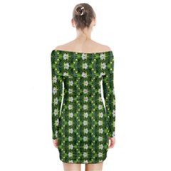 Long Sleeve Off Shoulder Dress 