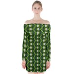 Wowpatterns-export-pattern Long Sleeve Off Shoulder Dress
