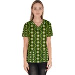 Wowpatterns-export-pattern Women s V-Neck Scrub Top