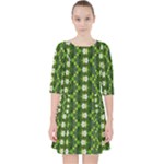 Wowpatterns-export-pattern Quarter Sleeve Pocket Dress
