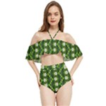 Wowpatterns-export-pattern Halter Flowy Bikini Set 