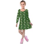 Wowpatterns-export-pattern Kids  Long Sleeve Velvet Dress
