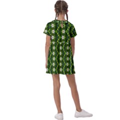 Kids  Asymmetric Collar Dress 