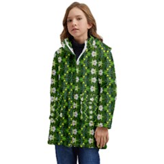 Kids  Hooded Longline Puffer Jacket 