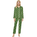 Wowpatterns-export-pattern Womens  Long Sleeve Velvet Pocket Pajamas Set