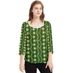 Wowpatterns-export-pattern Chiffon Quarter Sleeve Blouse