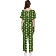 Batwing Lightweight Chiffon Jumpsuit 