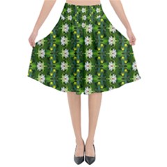 Flared Midi Skirt 