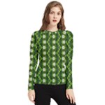 Wowpatterns-export-pattern Women s Long Sleeve Rash Guard