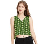 Wowpatterns-export-pattern V-Neck Cropped Tank Top