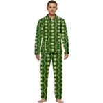 Wowpatterns-export-pattern Men s Long Sleeve Velvet Pocket Pajamas Set