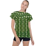 Wowpatterns-export-pattern Ruffle Collar Chiffon Blouse