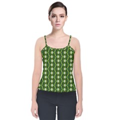 Velvet Spaghetti Strap Top 