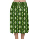 Wowpatterns-export-pattern Velvet Flared Midi Skirt