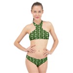 Wowpatterns-export-pattern High Neck Bikini Set