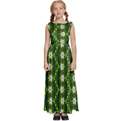 Kids  Satin Sleeveless Maxi Dress 