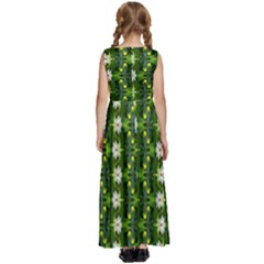 Kids  Satin Sleeveless Maxi Dress 