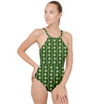 Wowpatterns-export-pattern High Neck One Piece Swimsuit