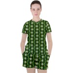 Wowpatterns-export-pattern Women s Tee and Shorts Set