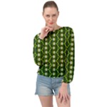 Wowpatterns-export-pattern Banded Bottom Chiffon Top