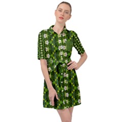 Belted Shirt Dress 