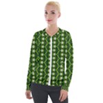 Wowpatterns-export-pattern Velvet Zip Up Jacket