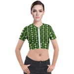 Wowpatterns-export-pattern Short Sleeve Cropped Jacket