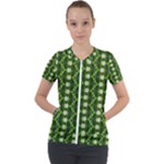 Wowpatterns-export-pattern Short Sleeve Zip Up Jacket