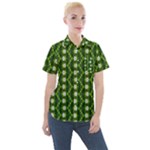 Wowpatterns-export-pattern Women s Short Sleeve Pocket Shirt