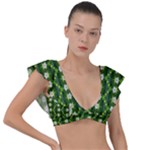 Wowpatterns-export-pattern Plunge Frill Sleeve Bikini Top