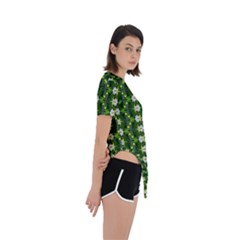 Asymmetrical Short Sleeve Sports T-Shirt 