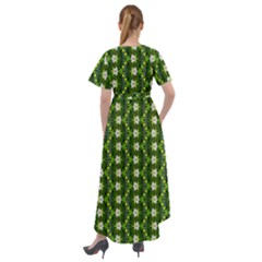 Front Wrap High Low Dress 