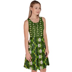 Knee Length Skater Dress With Pockets 