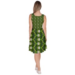 Knee Length Skater Dress With Pockets 