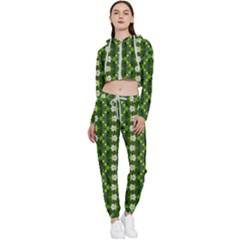 Cropped Zip Up Lounge Set 