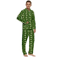 Men s Long Sleeve Velvet Pocket Pajamas Set 