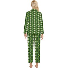 Womens  Long Sleeve Velvet Pocket Pajamas Set 