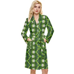 Long Sleeve Velvet Robe 