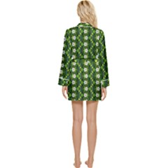 Long Sleeve Satin Robe 
