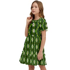 Kids  Puff Sleeved Dress 