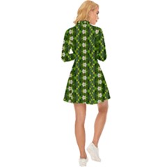 Long Sleeve Velour Longline Dress 