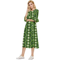 Double Cuff Midi Dress 