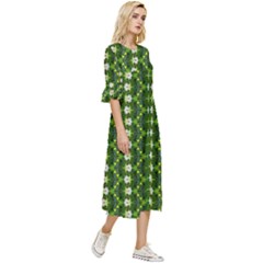 Double Cuff Midi Dress 