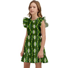 Kids  Winged Sleeve Dress 