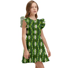 Kids  Winged Sleeve Dress 