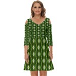 Wowpatterns-export-pattern Shoulder Cut Out Zip Up Dress