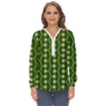 Wowpatterns-export-pattern Zip Up Long Sleeve Blouse