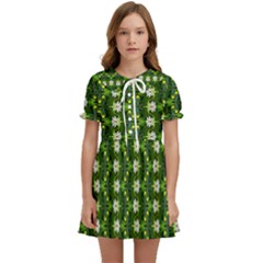 Kids  Sweet Collar Dress 