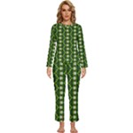 Wowpatterns-export-pattern Womens  Long Sleeve Lightweight Pajamas Set